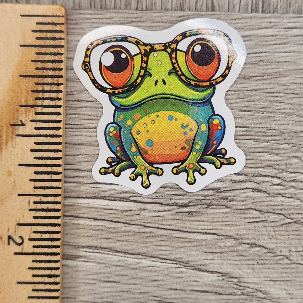 10/$10 Stickers Psychedelic Frogs Frog Sticker